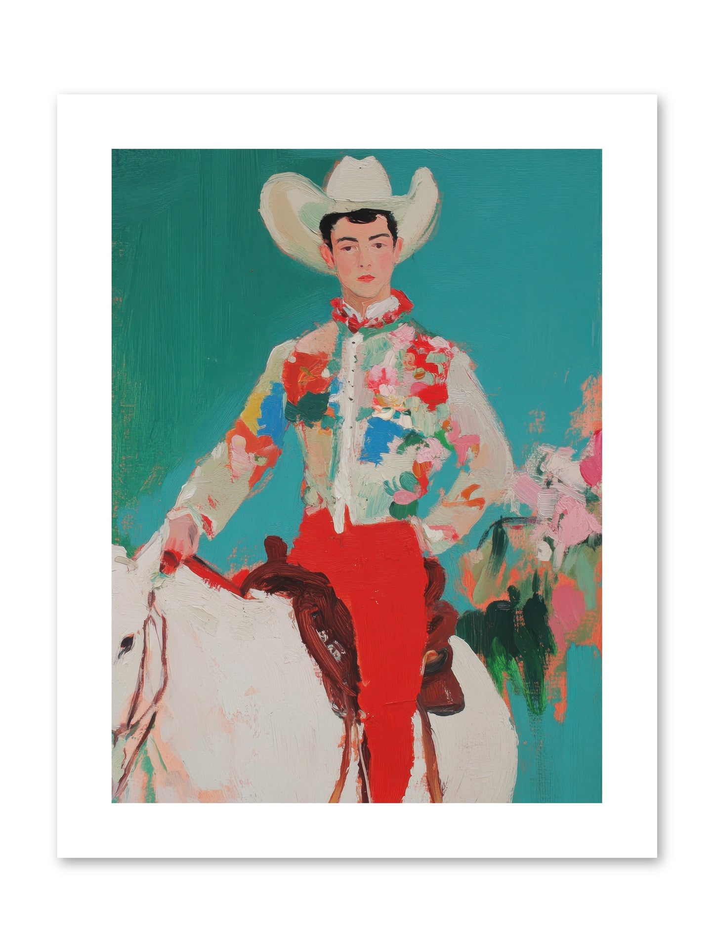 Westward Wanderer -- Loose Canvas Print 9x12