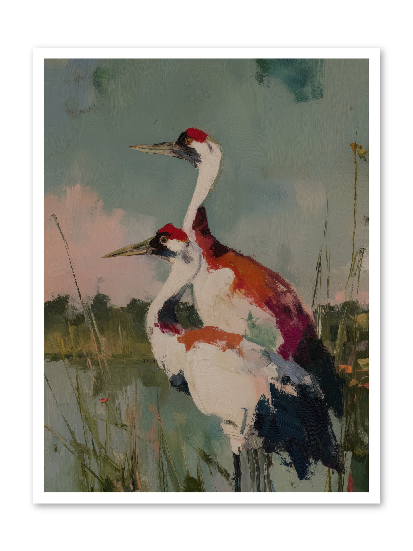 Wetland Wanderers -- Loose Canvas Print 30x40