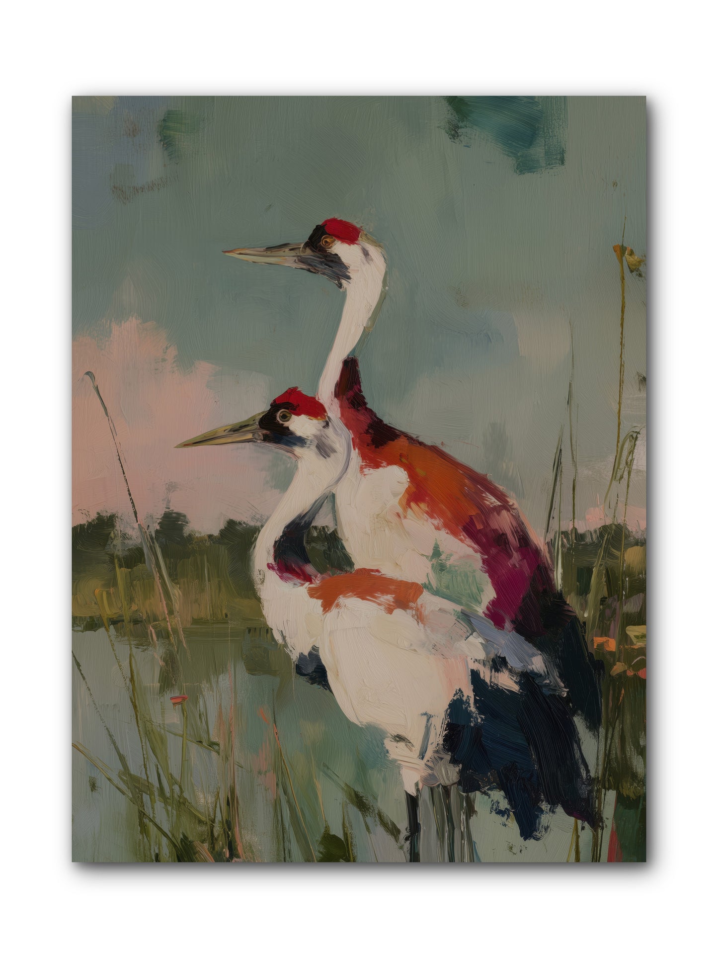 Wetland Wanderers -- Wrapped Canvas 9x12