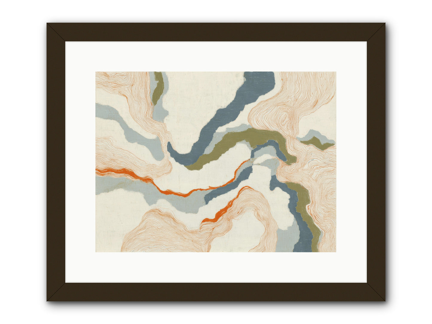 Whalebone Drift -- Framed Print - Black 16x12