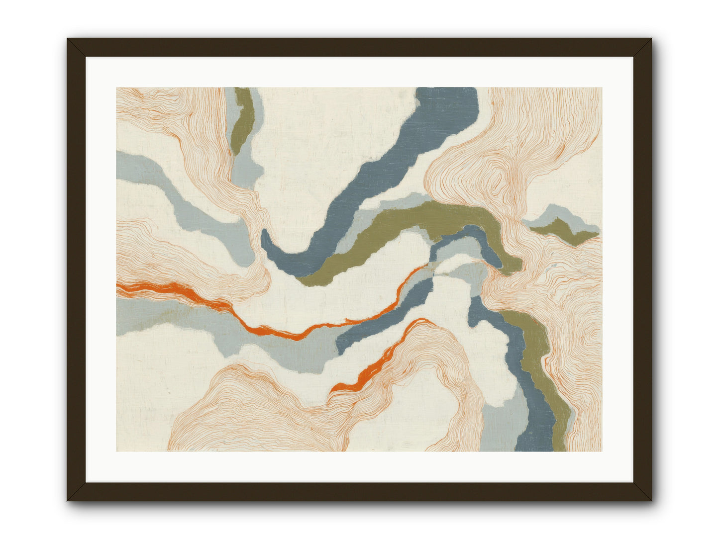 Whalebone Drift -- Framed Print - Black 32x24