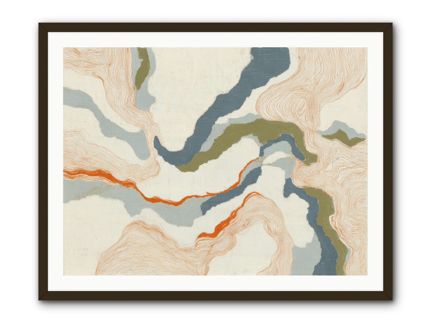 Whalebone Drift -- Framed Print - Black 40x30