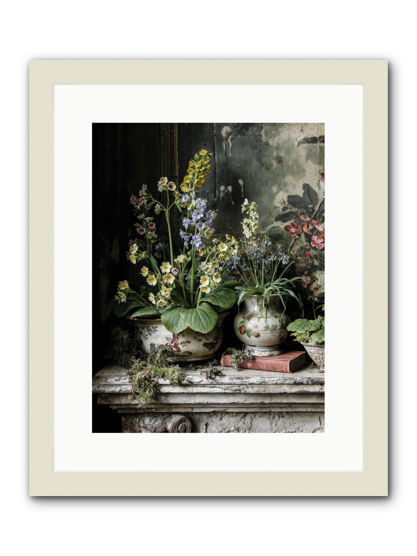 What Dreams Invented -- Framed Print - White 12x16