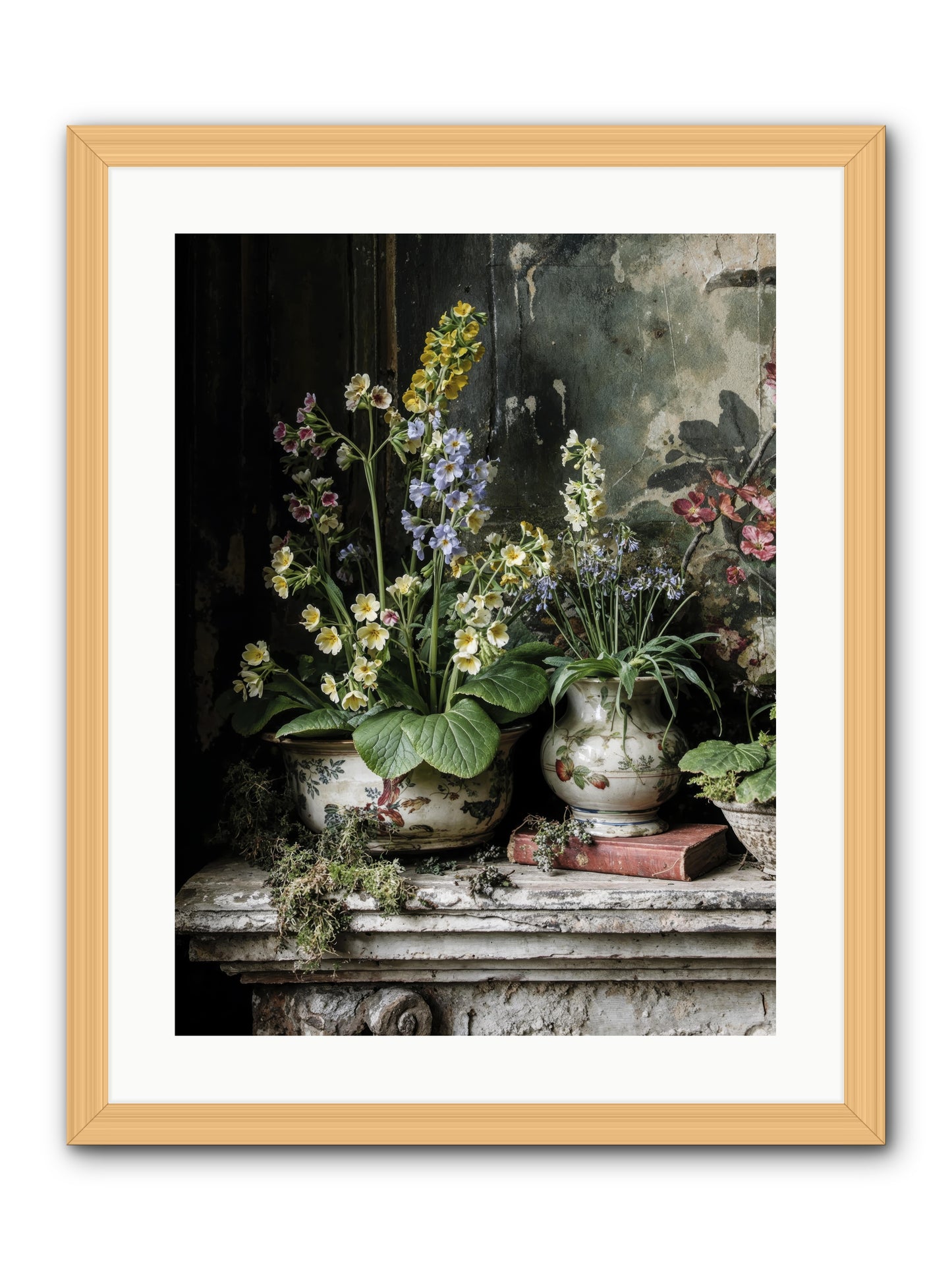 What Dreams Invented -- Framed Print - Natural 18x24