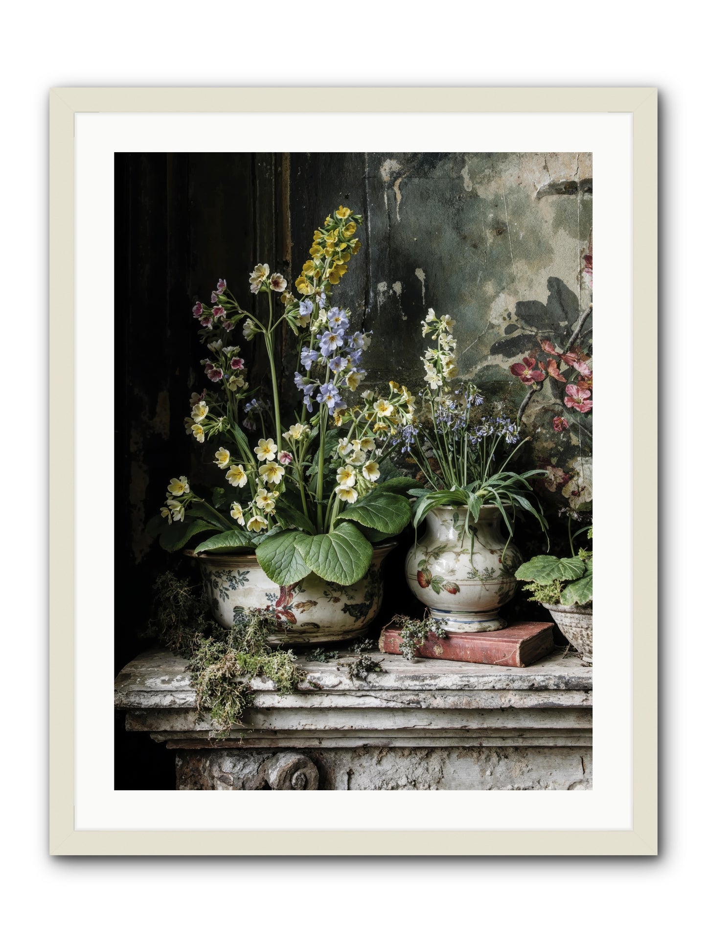 What Dreams Invented -- Framed Print - White 24x32