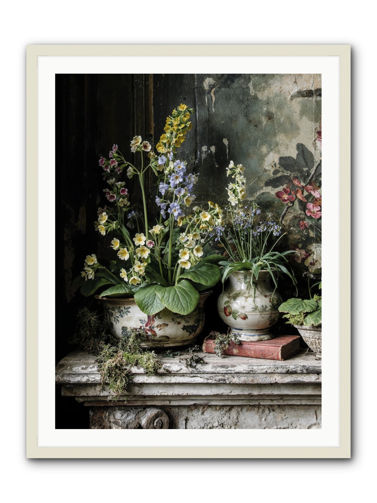 What Dreams Invented -- Framed Print - White 30x40