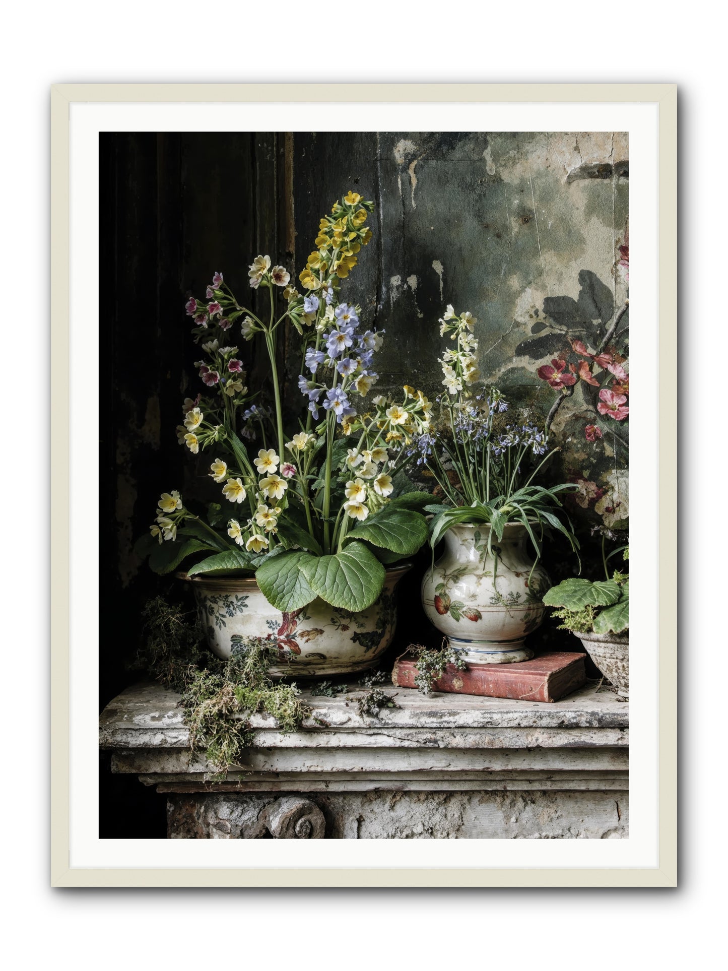 What Dreams Invented -- Framed Print - White 36x48