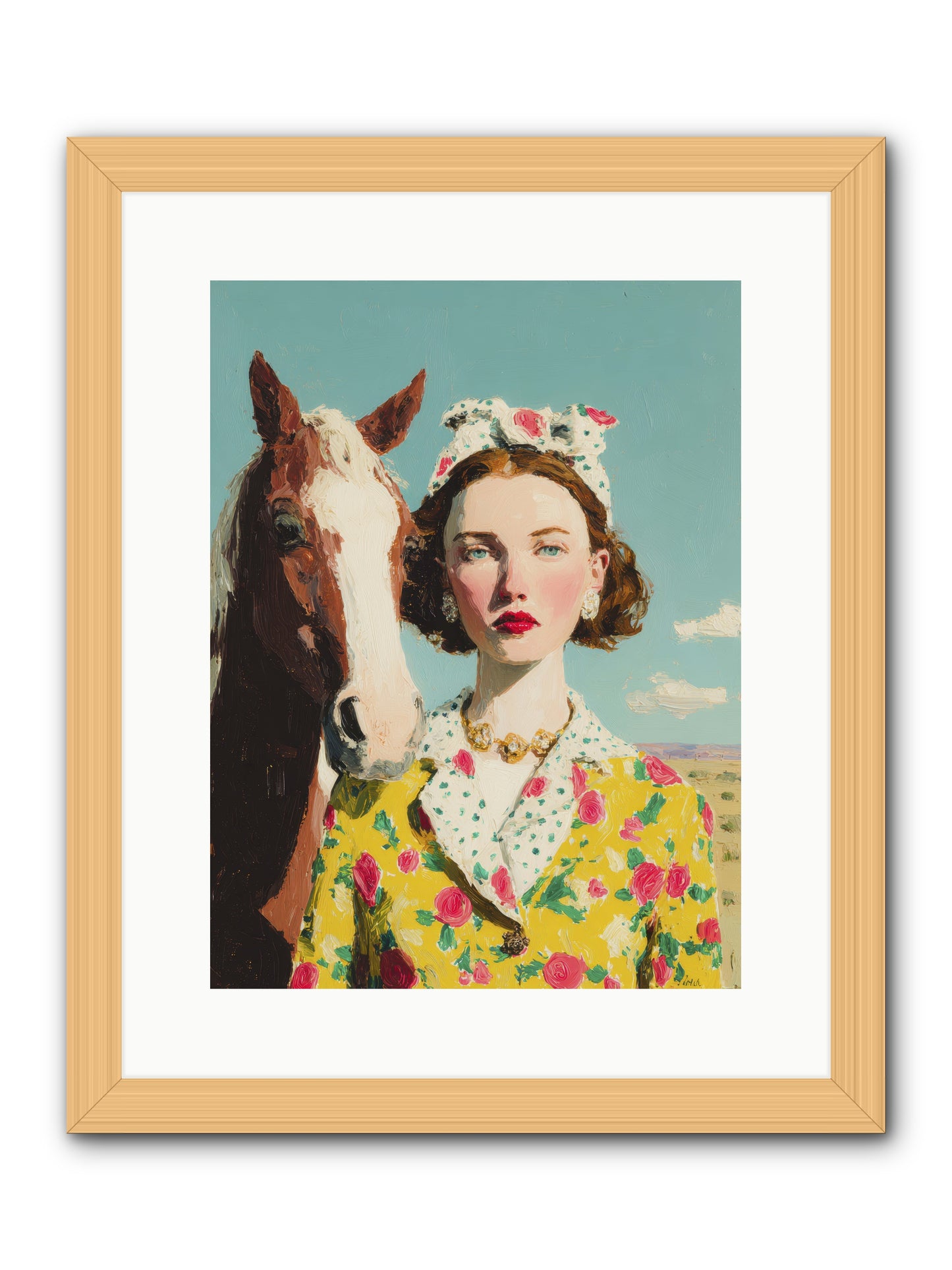 What Feels Like Home -- Framed Print - Natural 12x16