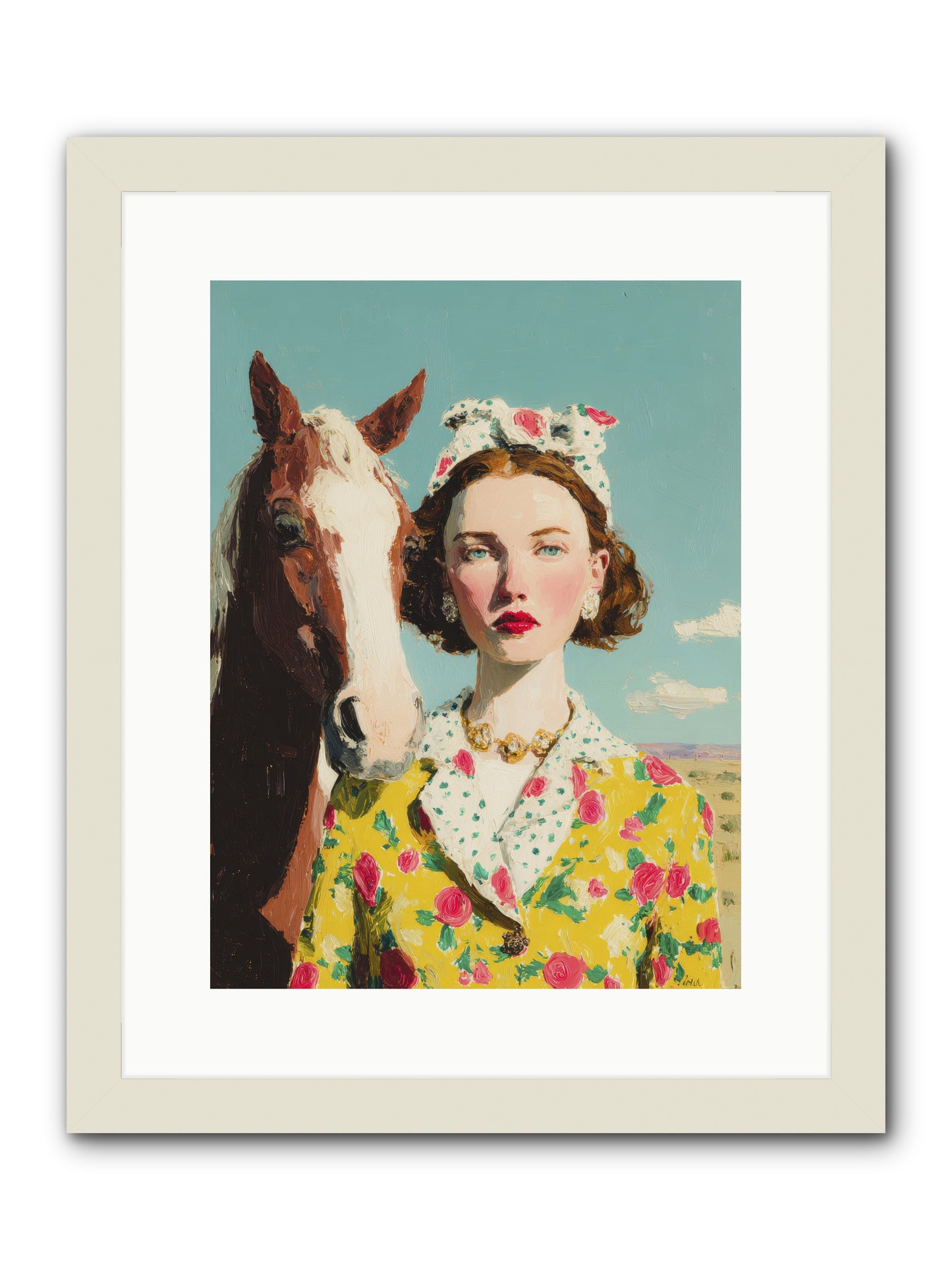 What Feels Like Home -- Framed Print - White 12x16
