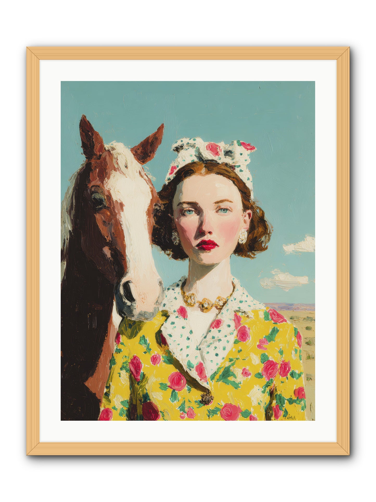 What Feels Like Home -- Framed Print - Natural 24x32