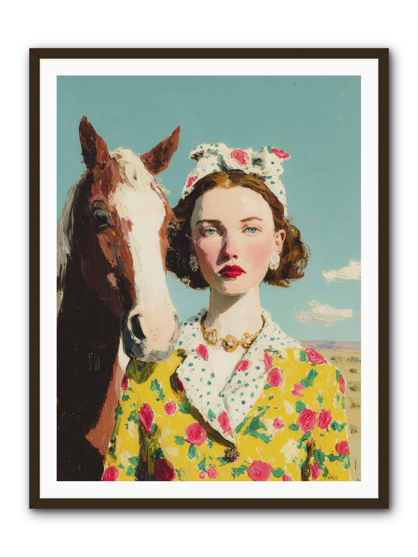 What Feels Like Home -- Framed Print - Black 36x48