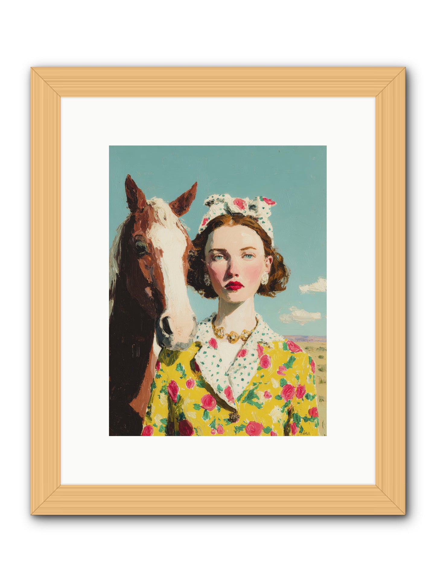 What Feels Like Home -- Framed Print - Natural 9x12