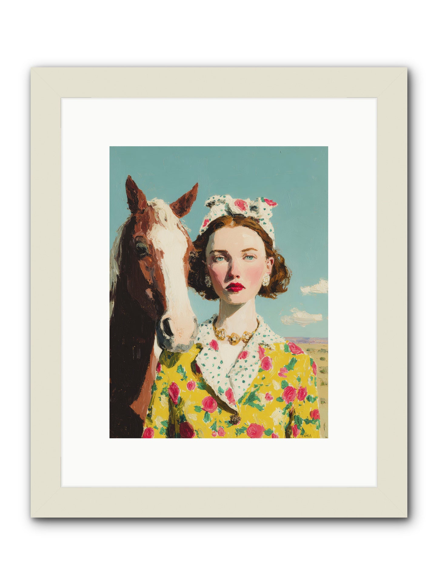 What Feels Like Home -- Framed Print - White 9x12
