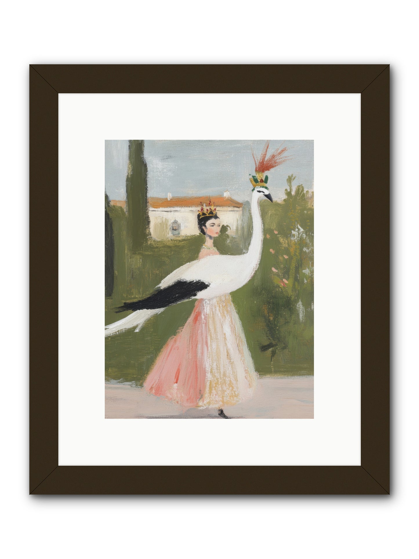 What My Soul Was Seeking -- Framed Print - Black 9x12