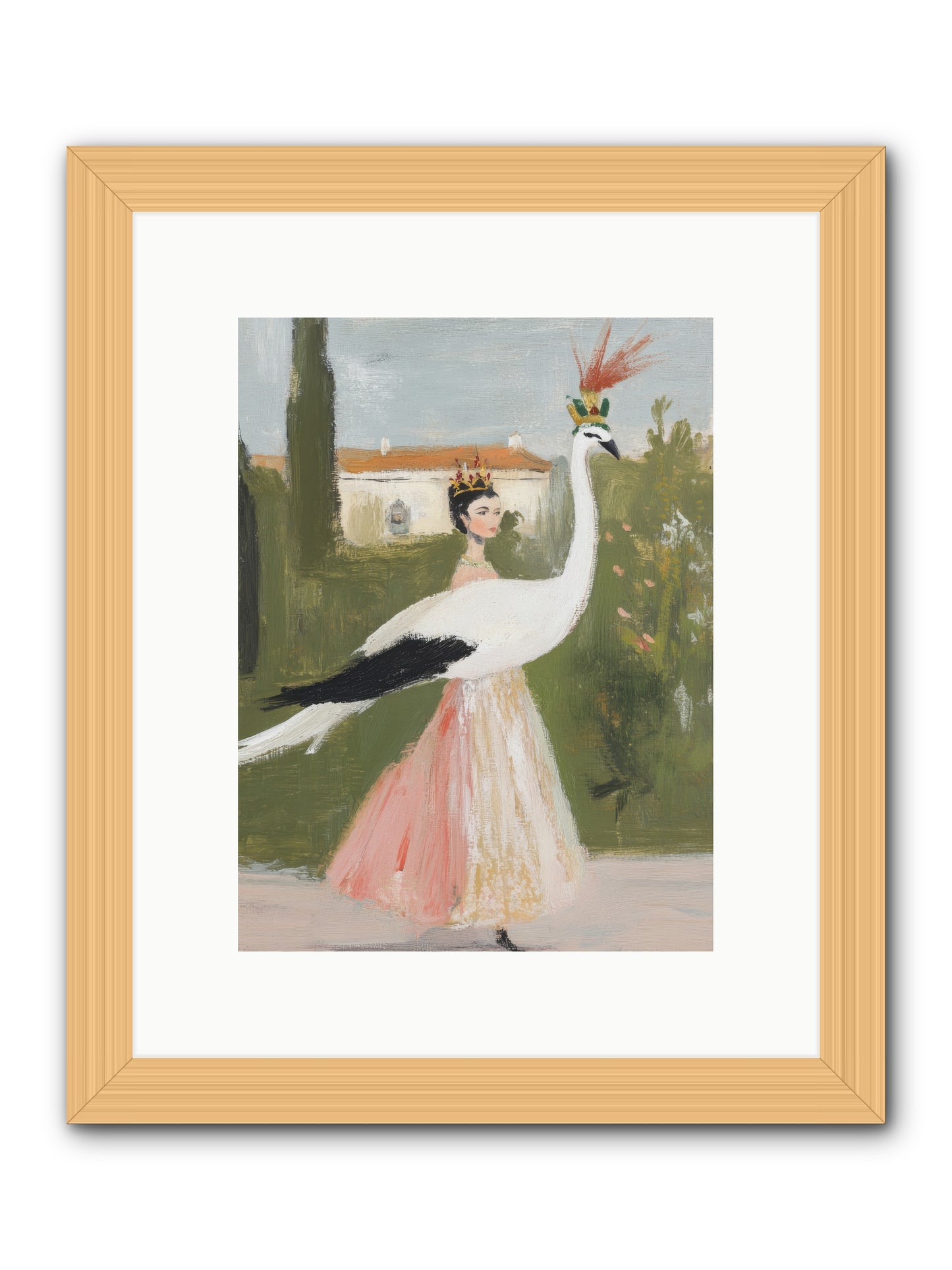 What My Soul Was Seeking -- Framed Print - Natural 9x12