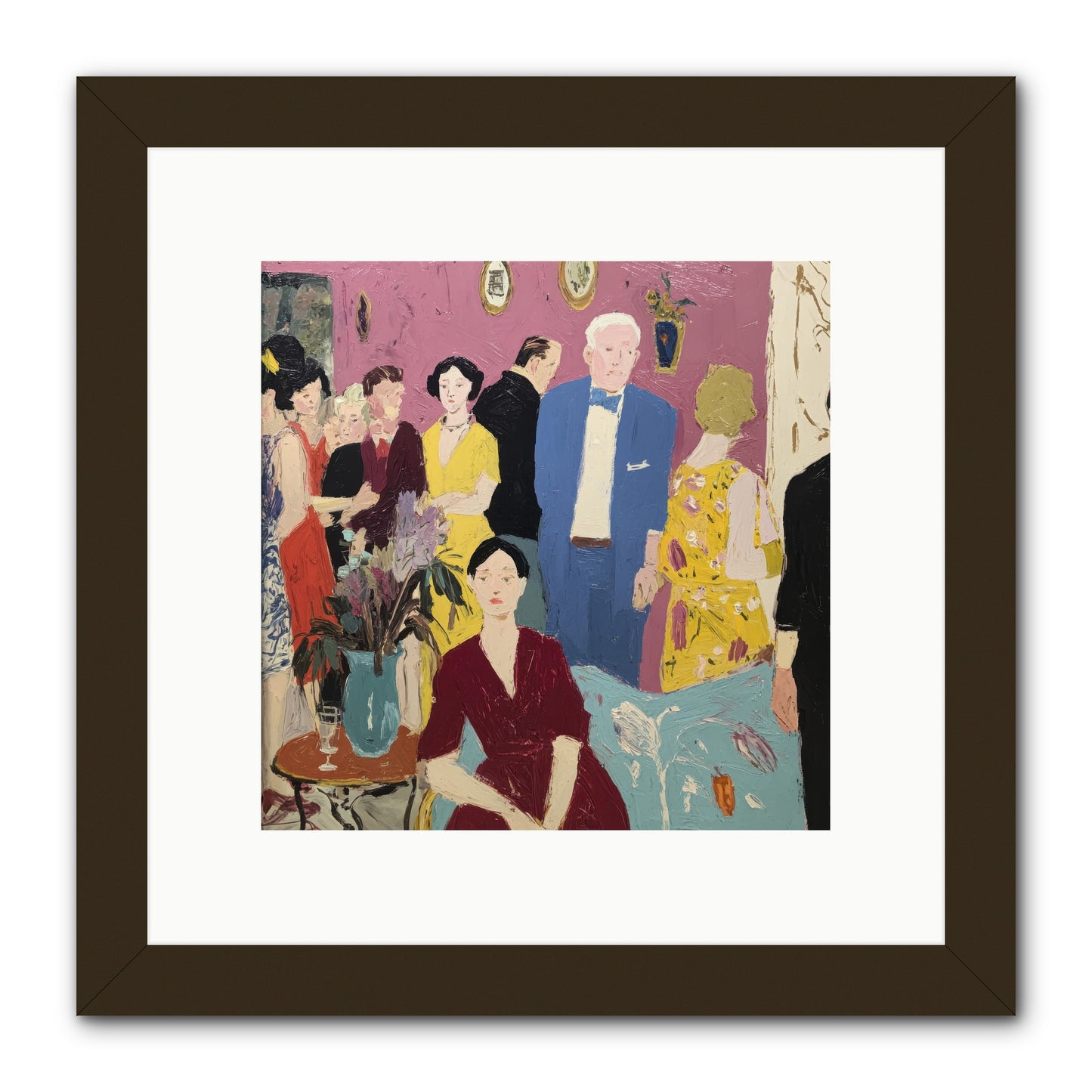 What the Doves Witnessed -- Framed Print - Black 10x10