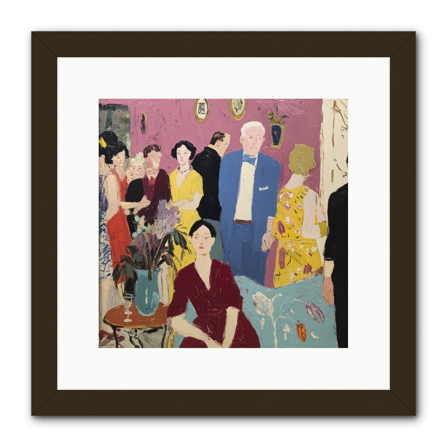 What the Doves Witnessed -- Framed Print - Black 12x12