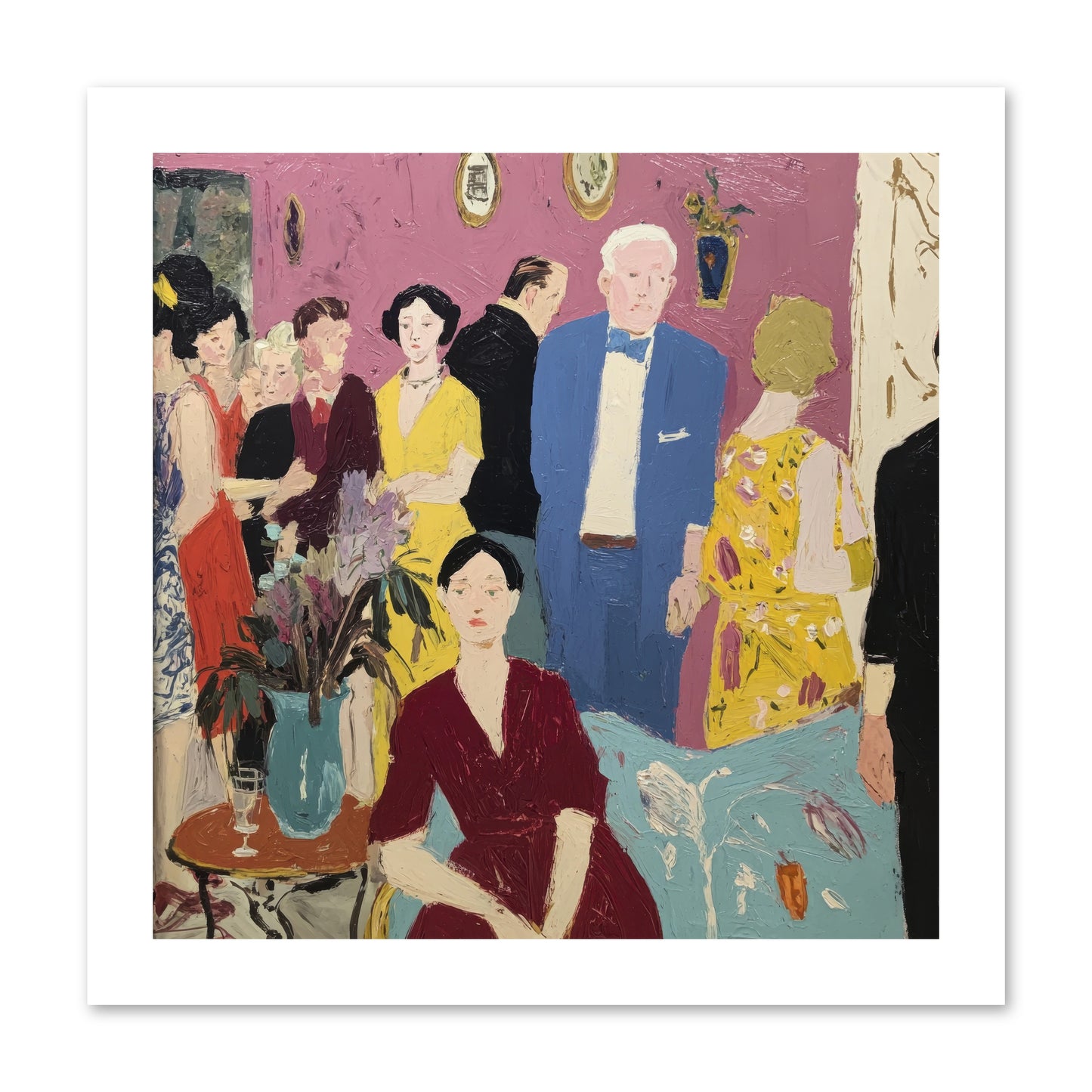 What the Doves Witnessed -- Loose Canvas Print 12x12