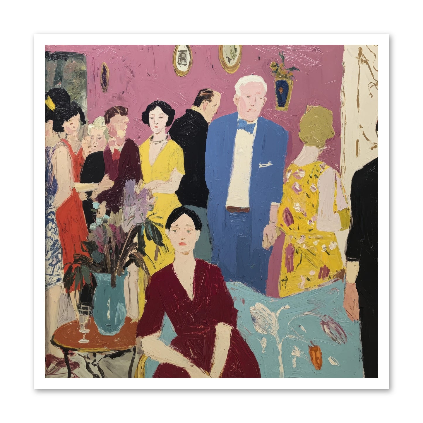 What the Doves Witnessed -- Loose Canvas Print 30x30