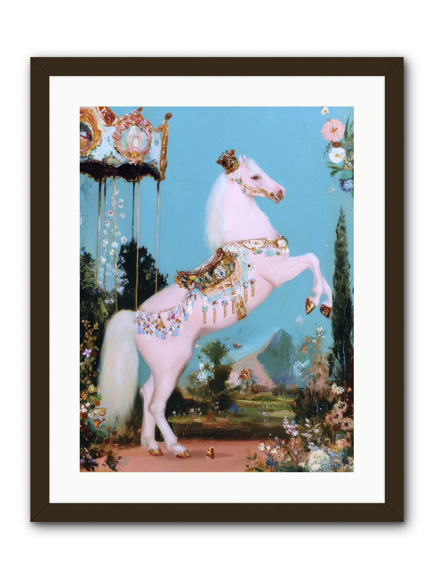 When Angels Learned to Waltz -- Framed Print - Black 18x24