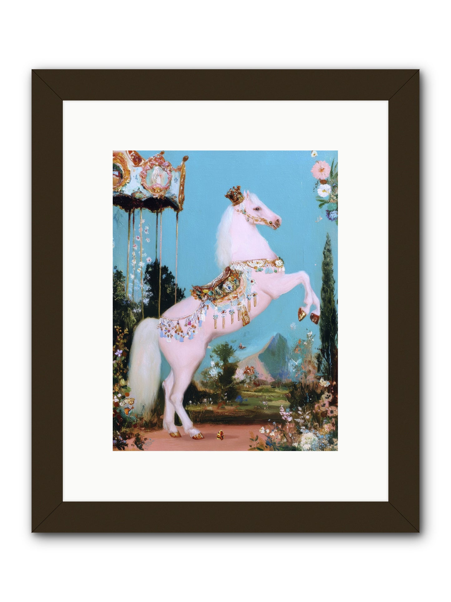 When Angels Learned to Waltz -- Framed Print - Black 9x12