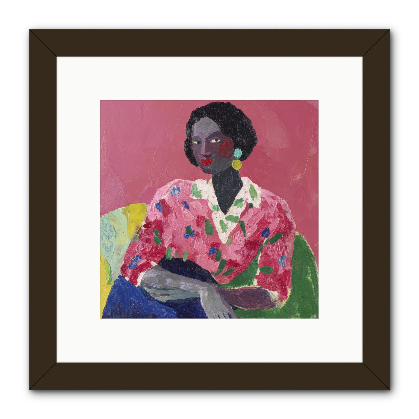 When Beauty Was a Burden -- Framed Print - Black 10x10