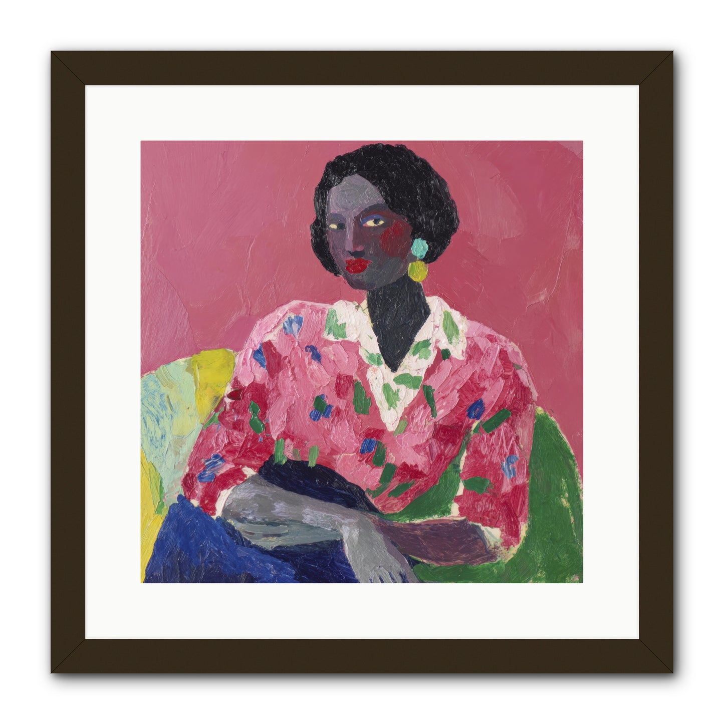 When Beauty Was a Burden -- Framed Print - Black 16x16