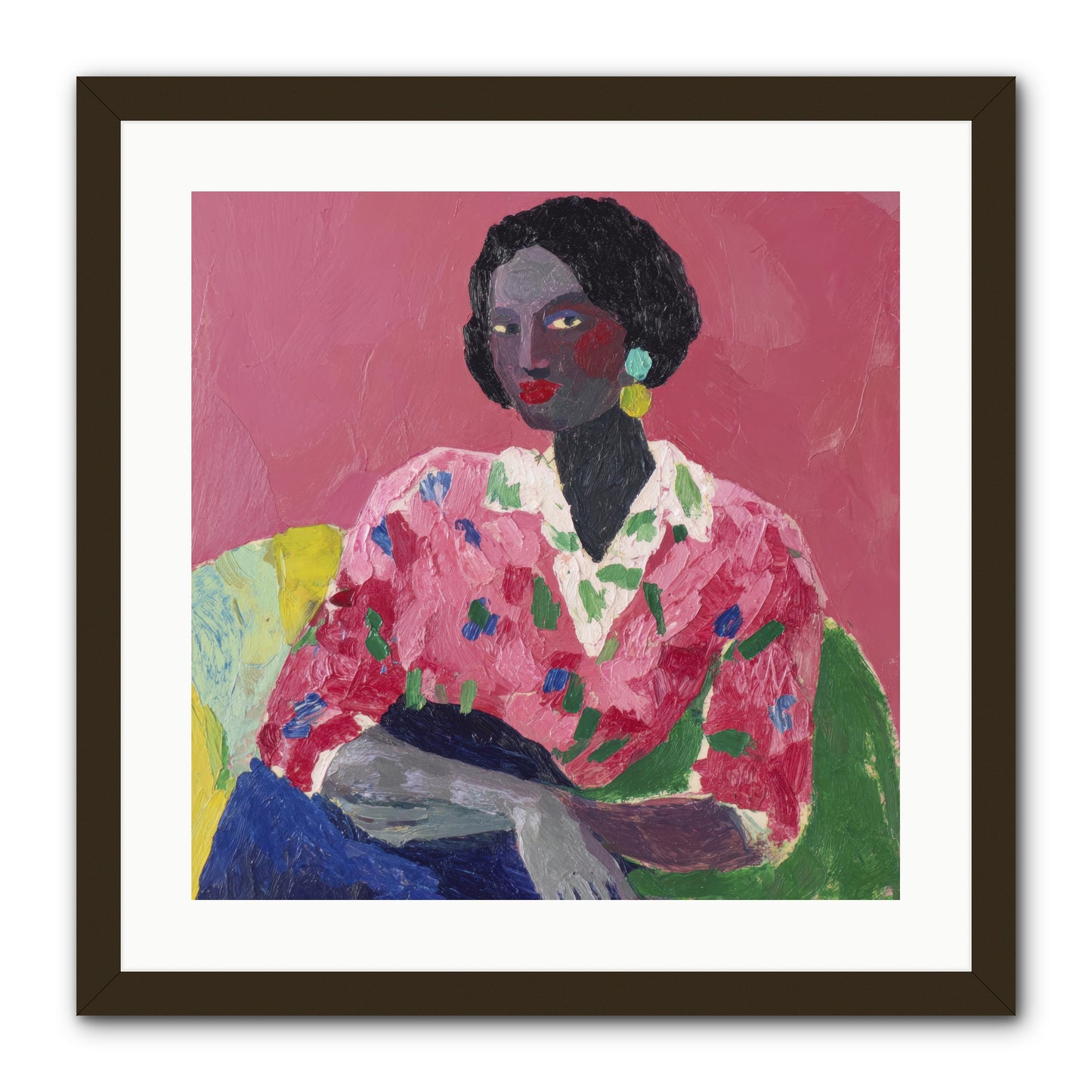 When Beauty Was a Burden -- Framed Print - Black 20x20