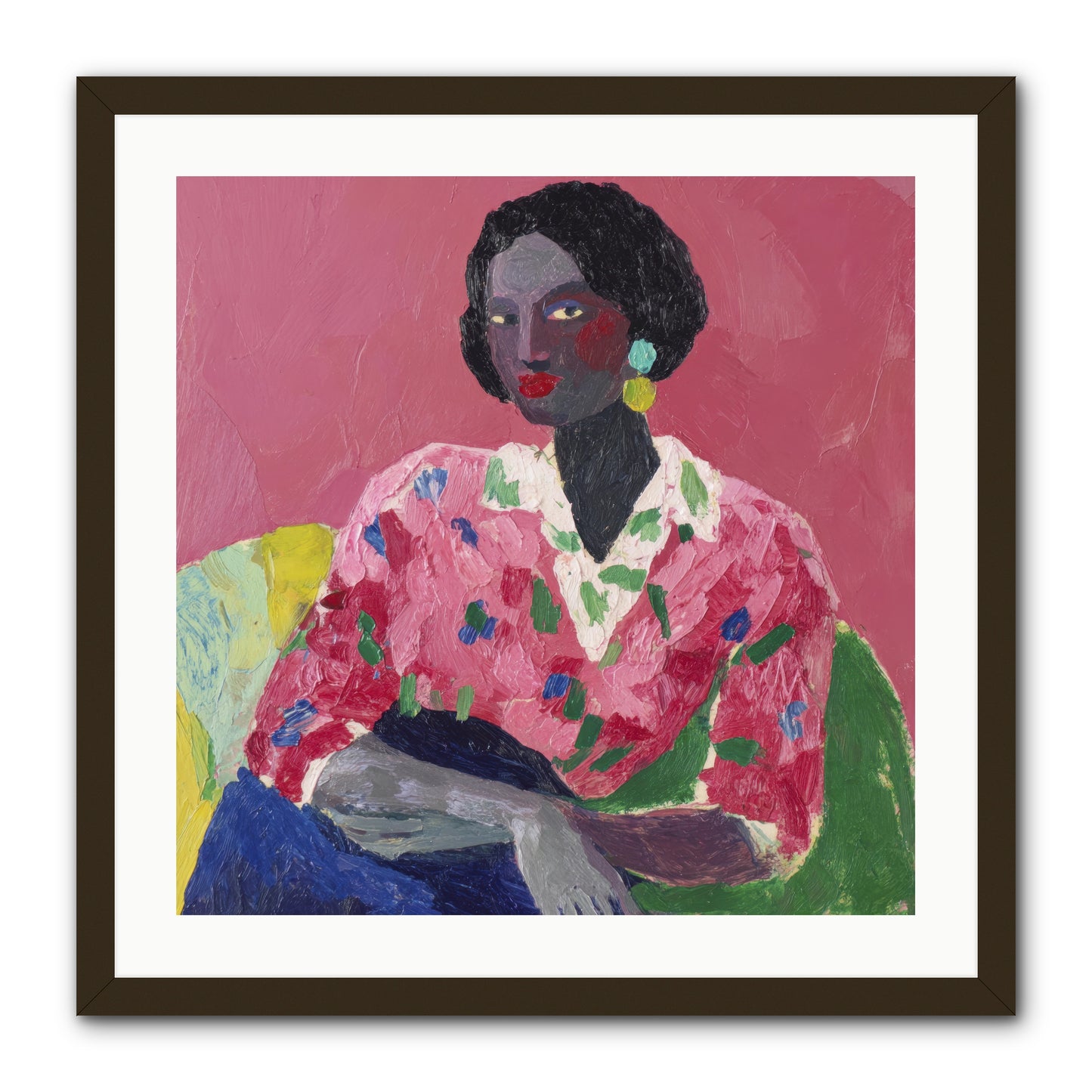 When Beauty Was a Burden -- Framed Print - Black 24x24