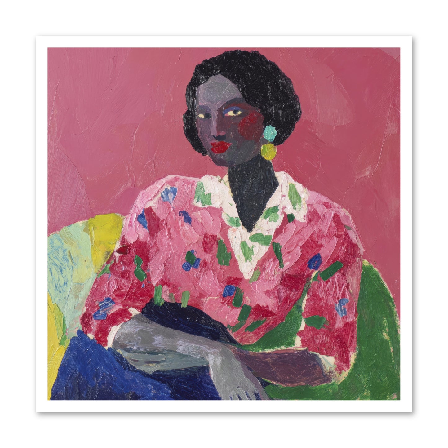 When Beauty Was a Burden -- Paper Print 30x30