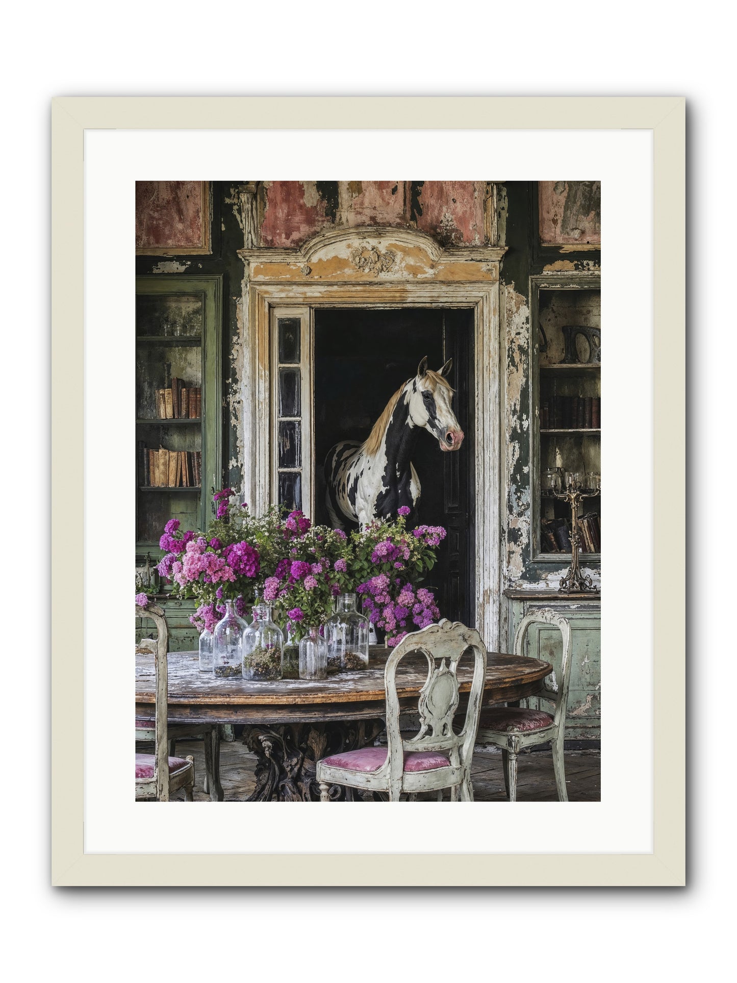 When Belonging Becomes An Art -- Framed Print - White 18x24