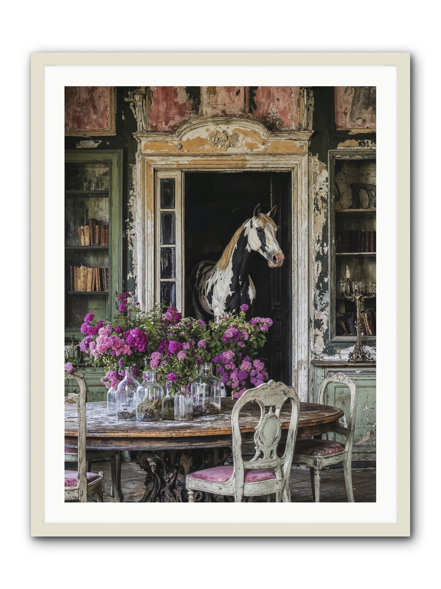 When Belonging Becomes An Art -- Framed Print - White 30x40
