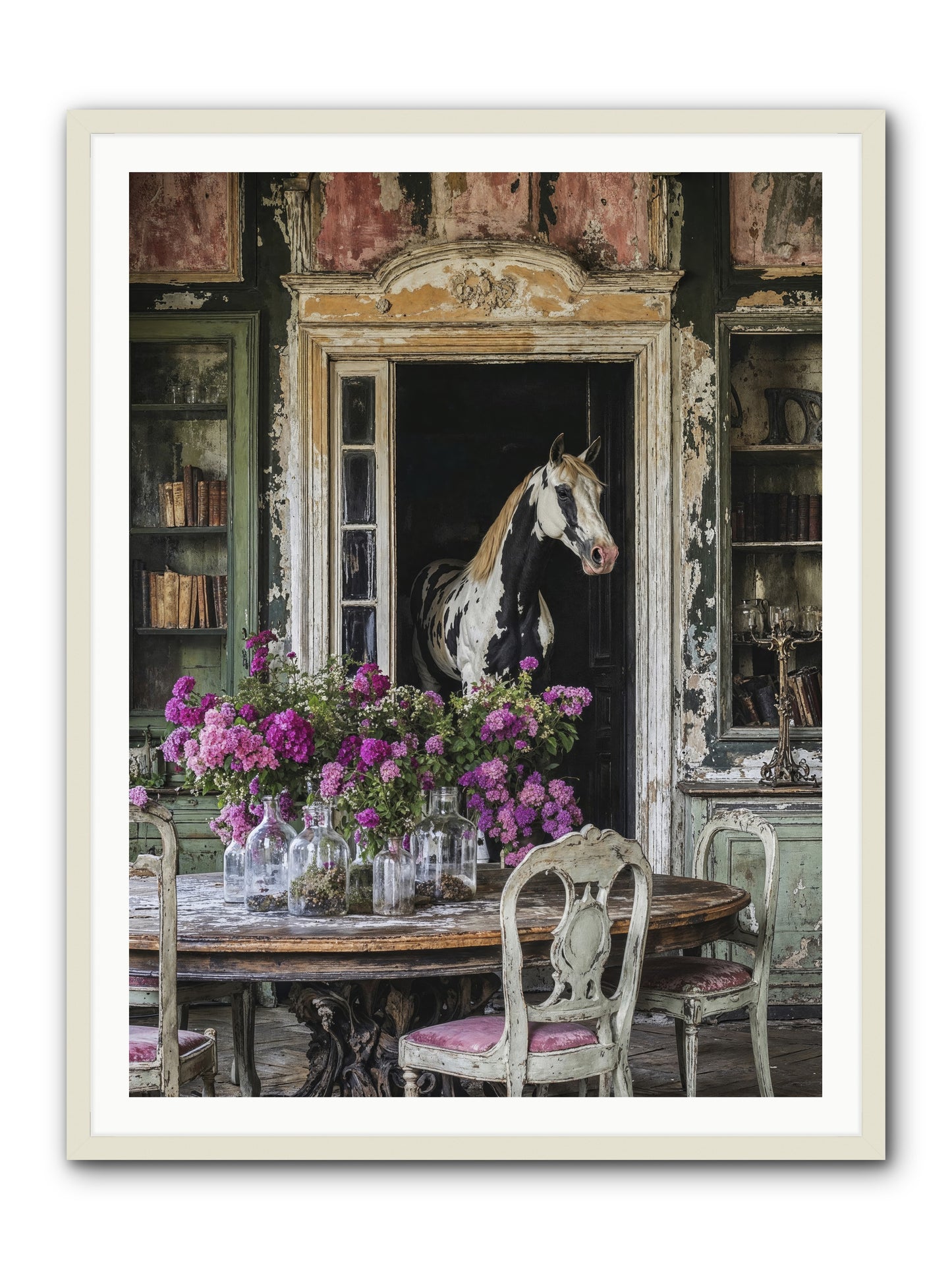 When Belonging Becomes An Art -- Framed Print - White 36x48