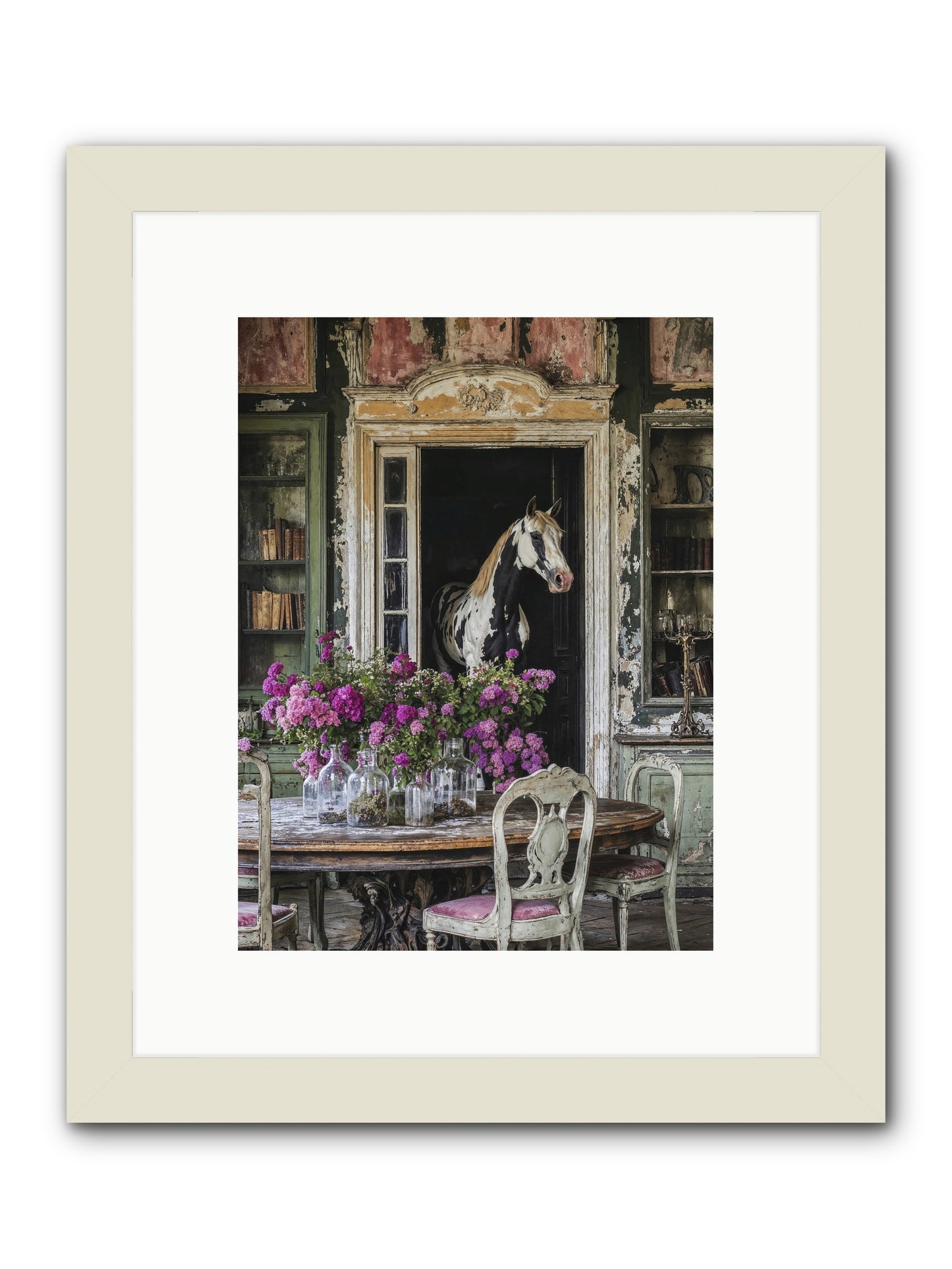When Belonging Becomes An Art -- Framed Print - White 9x12