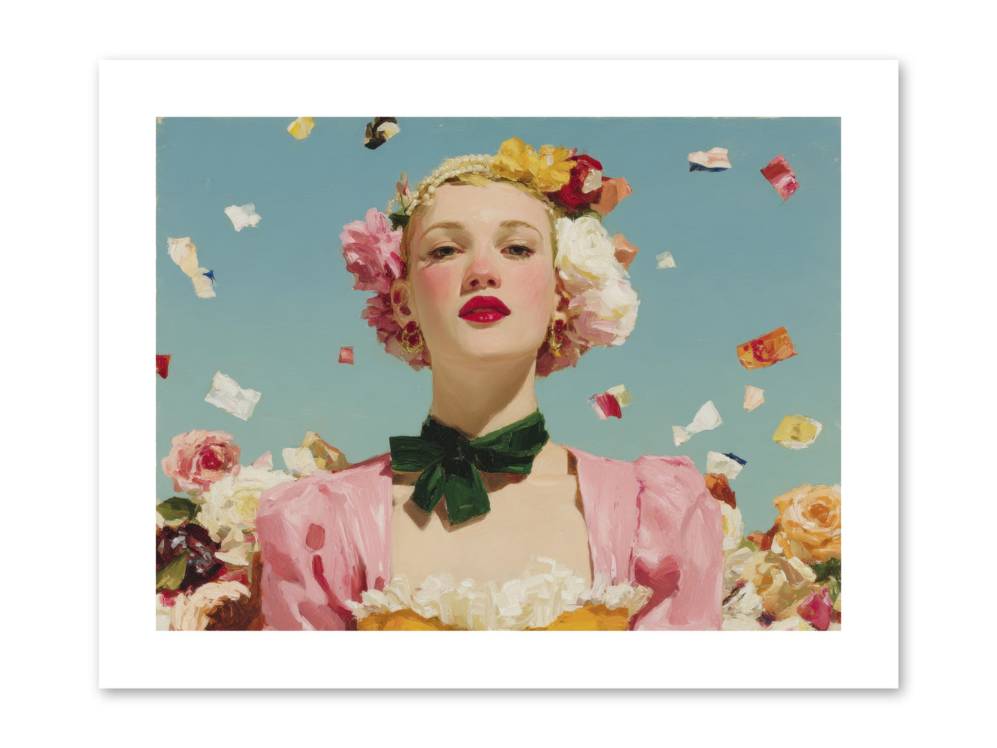 When Confidence Bloomed -- Paper Print 12x9