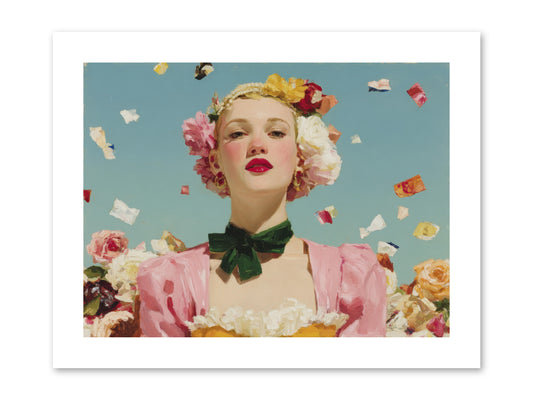When Confidence Bloomed -- Paper Print 12x9
