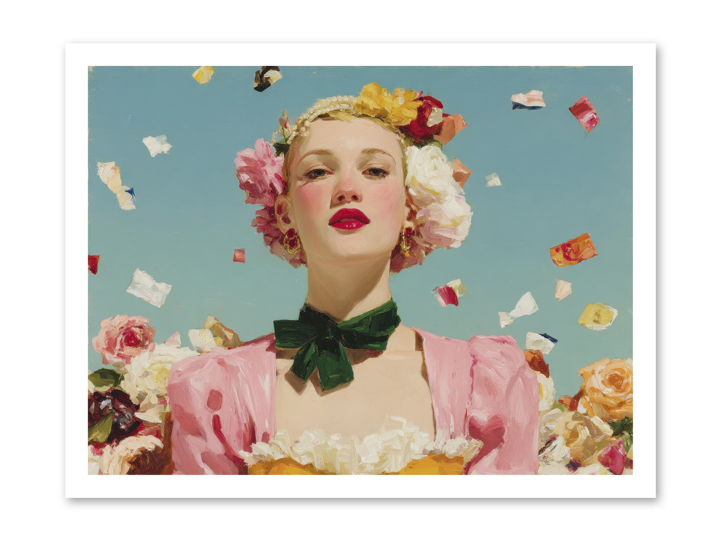When Confidence Bloomed -- Paper Print 24x18