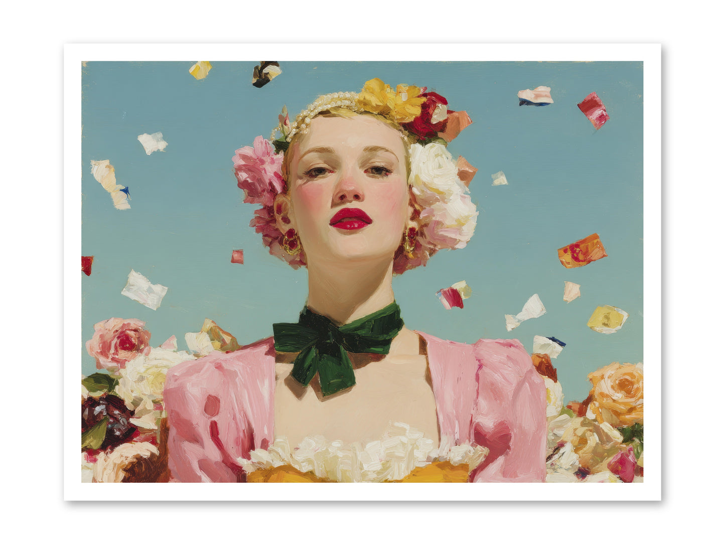 When Confidence Bloomed -- Paper Print 32x24