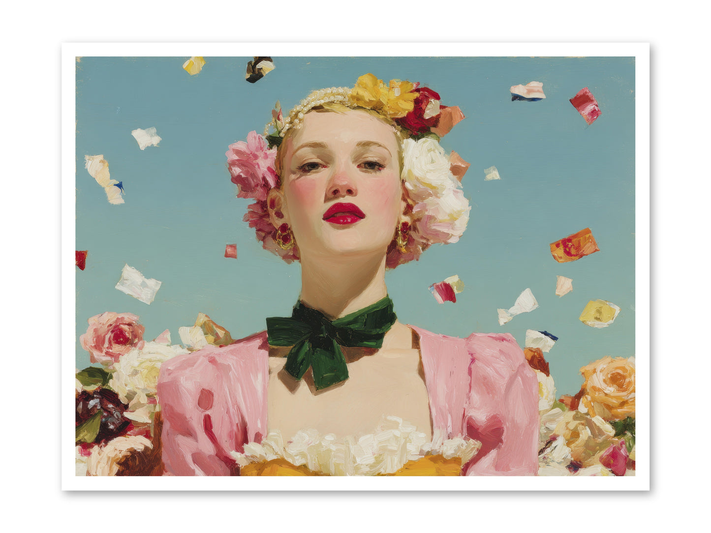 When Confidence Bloomed -- Paper Print 40x30