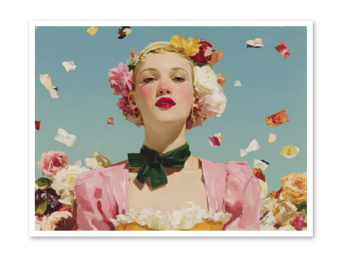 When Confidence Bloomed -- Paper Print 48x36