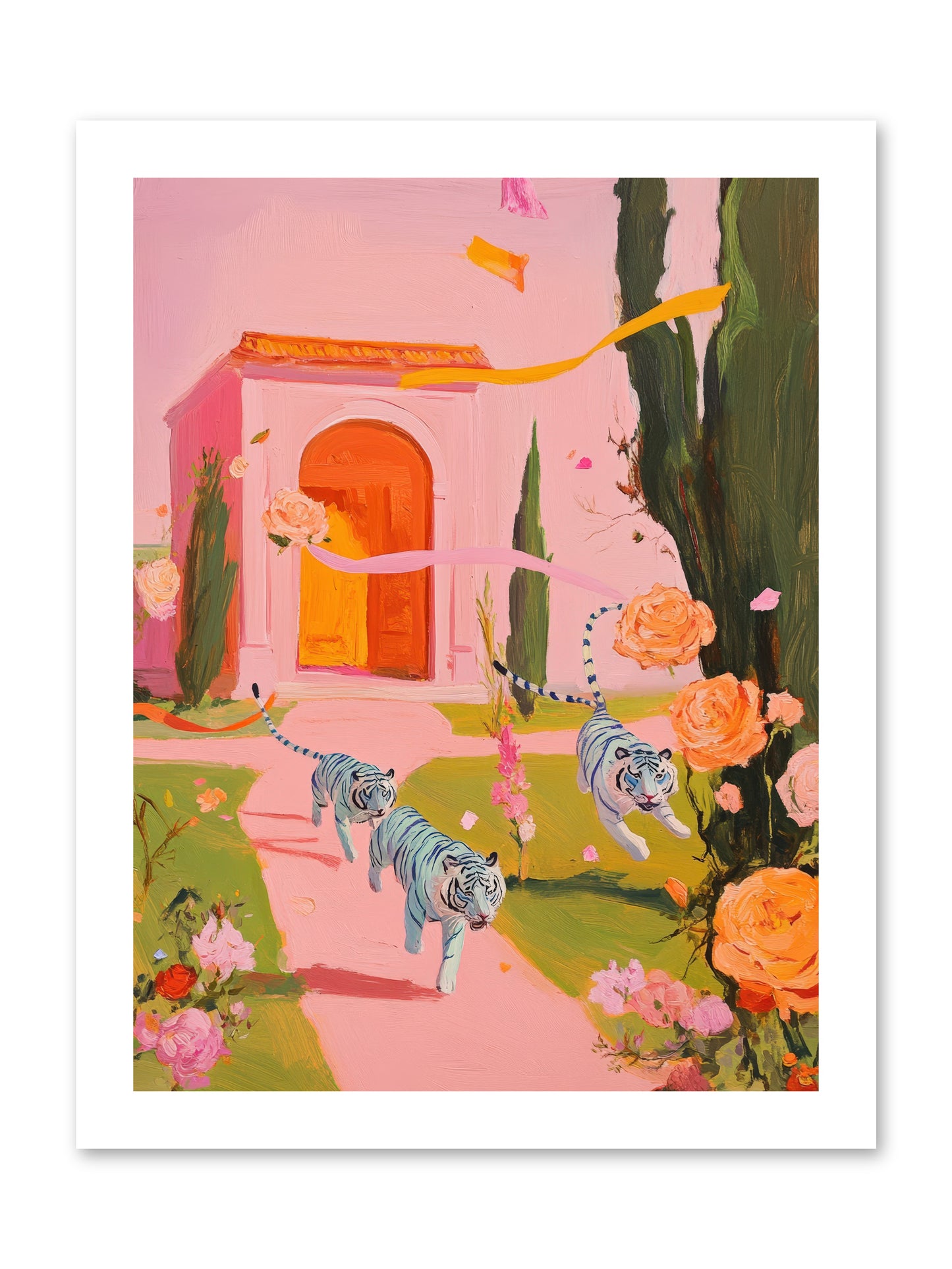 When Days Wore RoseREZ -- Paper Print 12x16