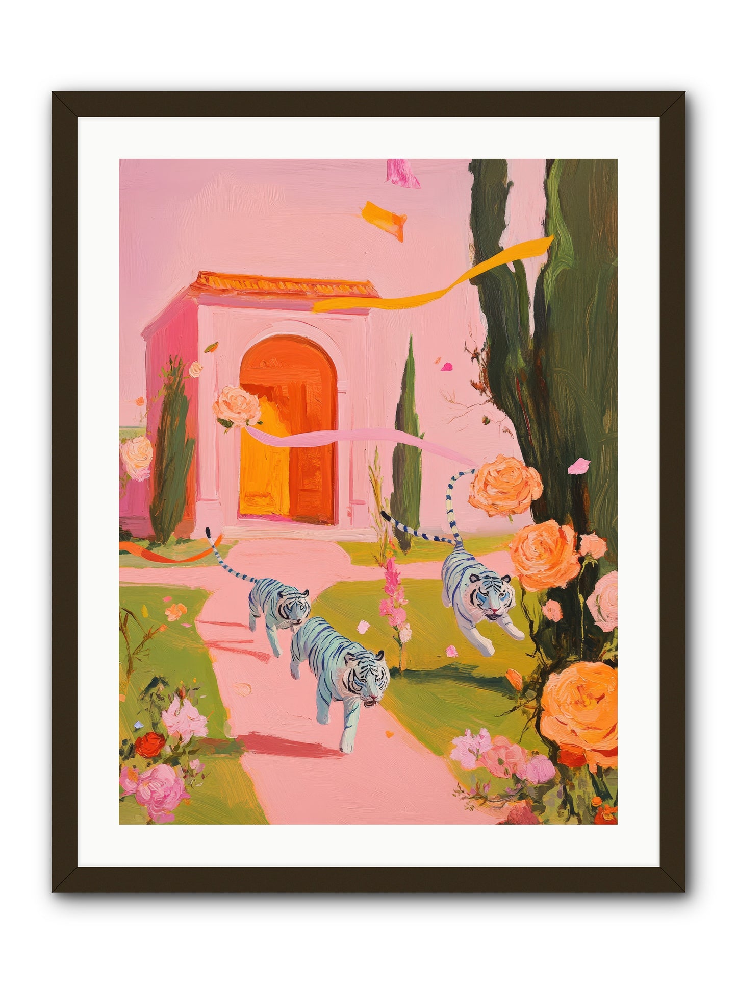 When Days Wore RoseREZ -- Framed Print - Black 24x32