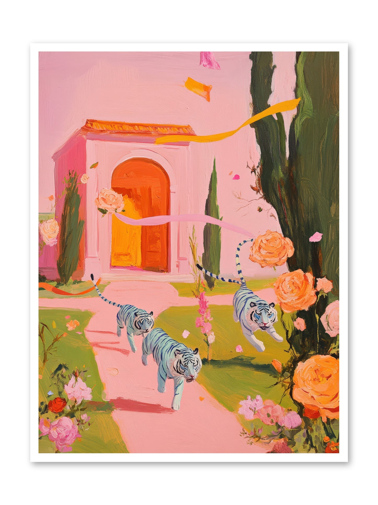 When Days Wore RoseREZ -- Loose Canvas Print 36x48