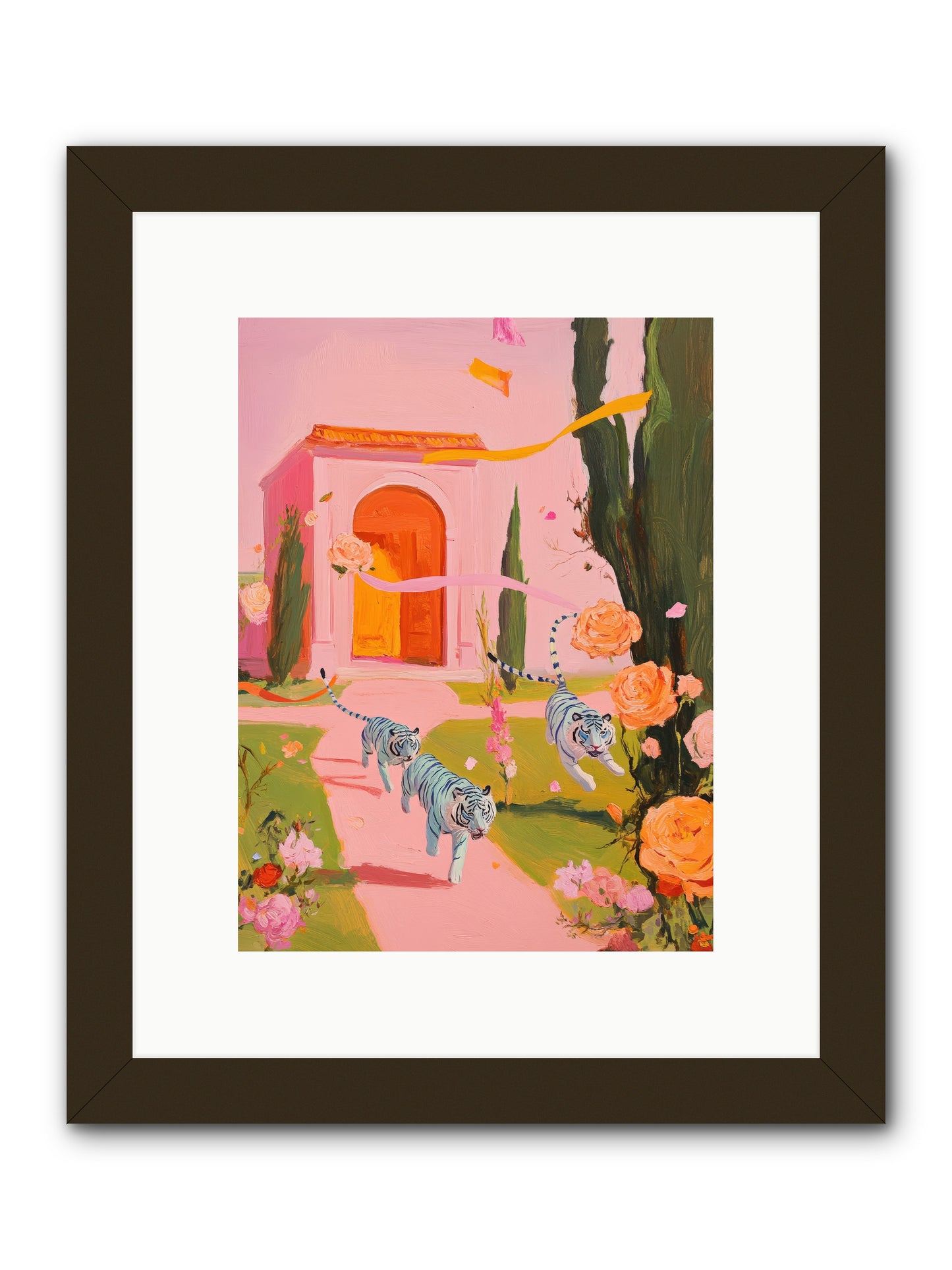 When Days Wore RoseREZ -- Framed Print - Black 9x12