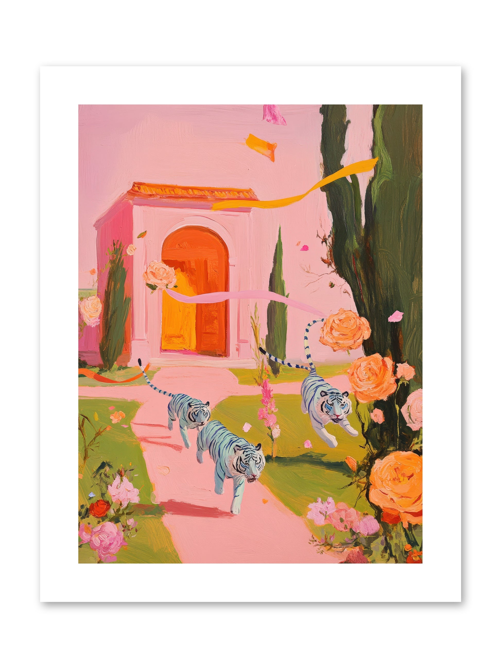 When Days Wore RoseREZ -- Paper Print 9x12