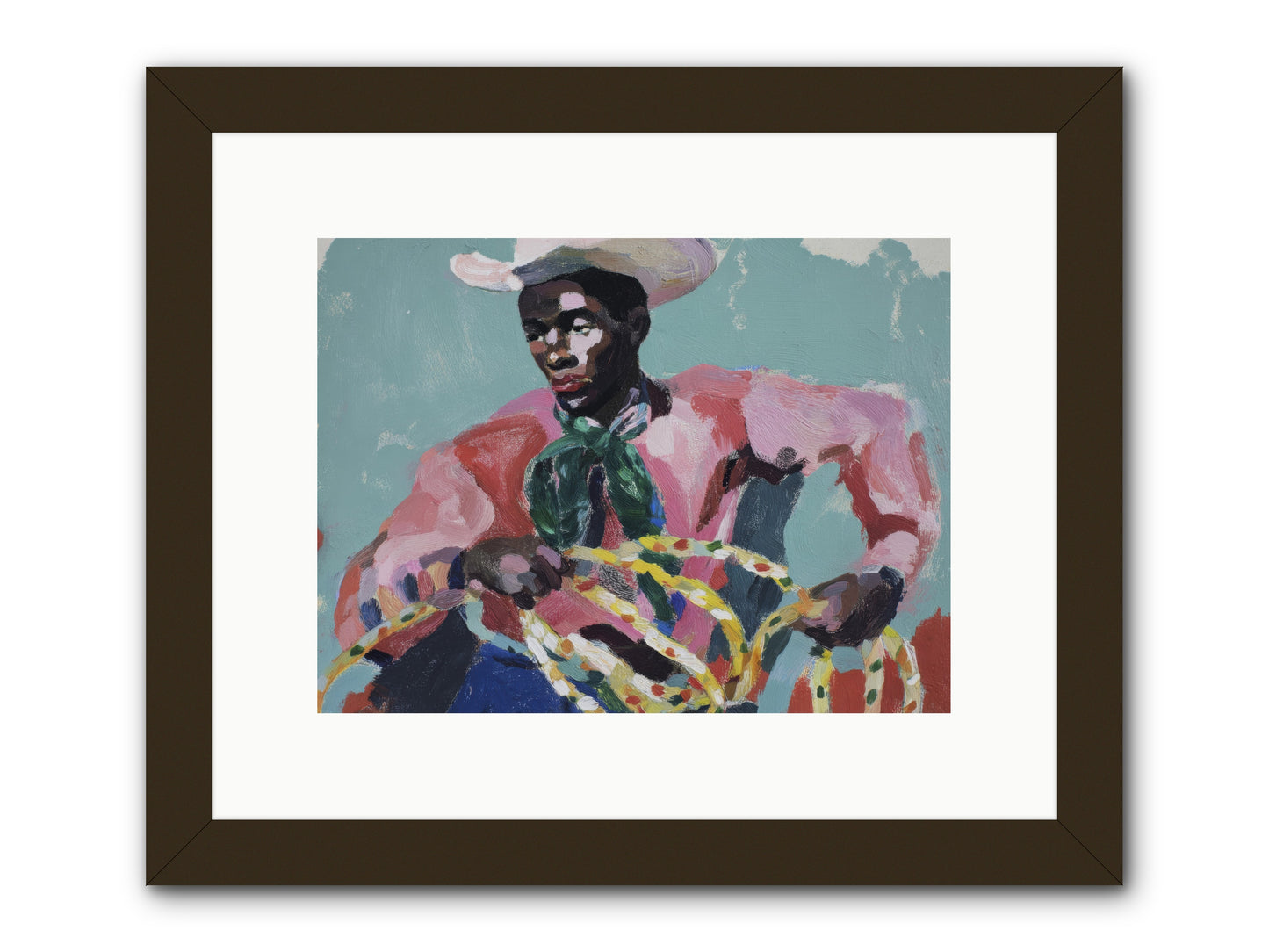 When Dreams Wore Bridles -- Framed Print - Black 12x9