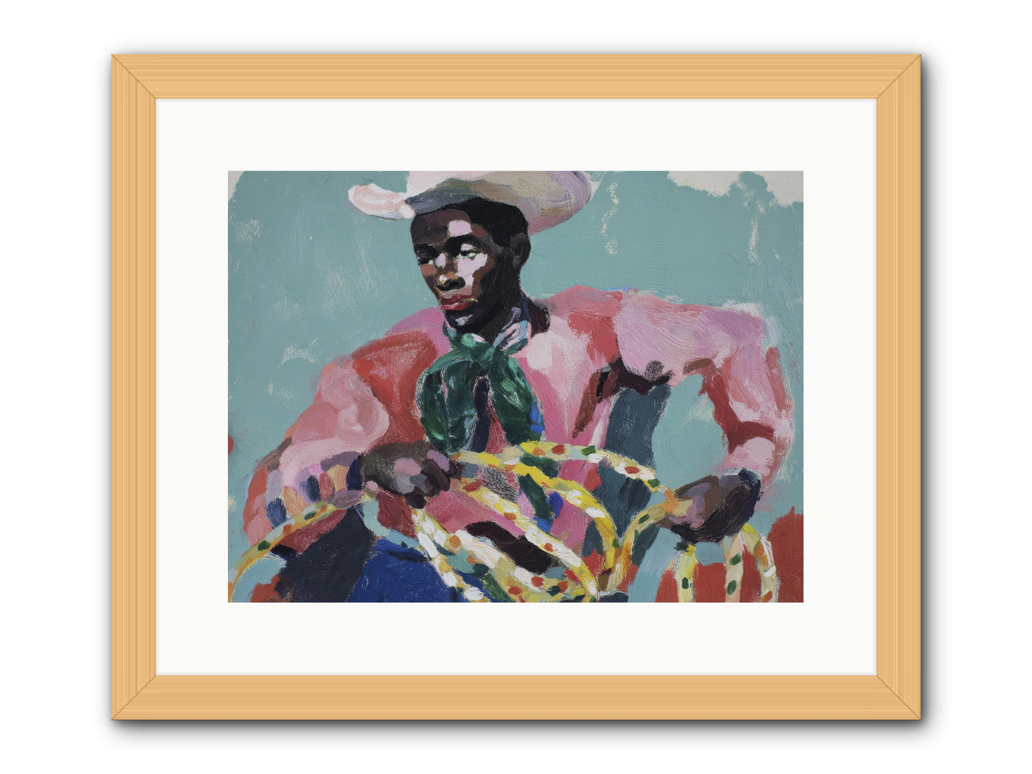 When Dreams Wore Bridles -- Framed Print - Natural 16x12