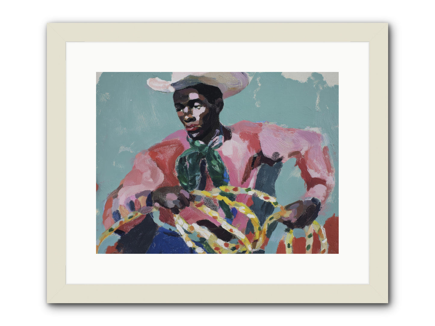 When Dreams Wore Bridles -- Framed Print - White 16x12