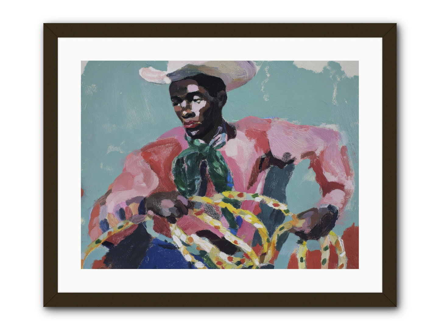 When Dreams Wore Bridles -- Framed Print - Black 24x18