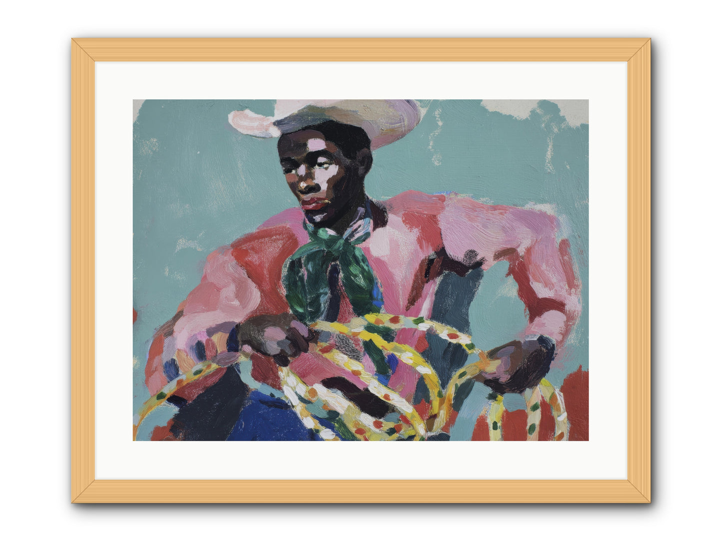 When Dreams Wore Bridles -- Framed Print - Natural 24x18